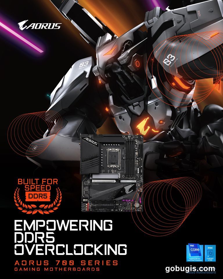 AORUS DDR5 Motherboard Advertisement