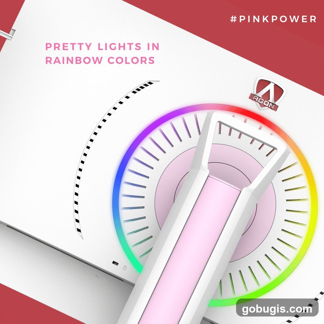 Product with Rainbow Lights