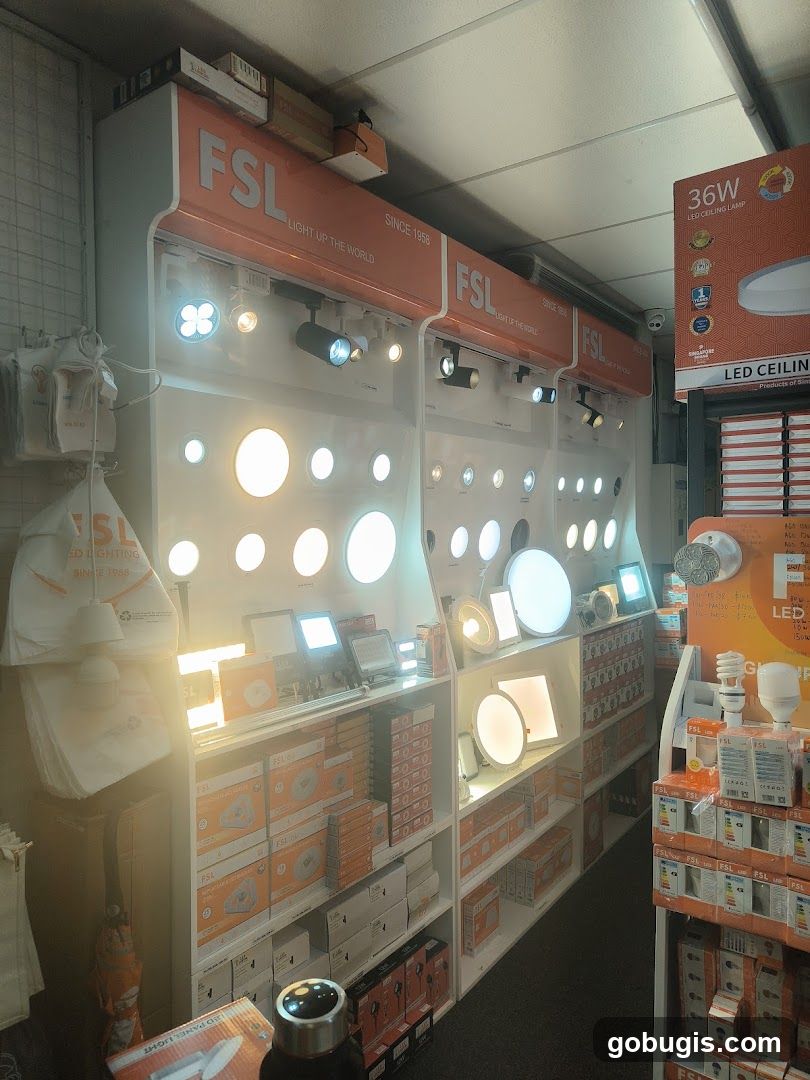 Lighting Store Display