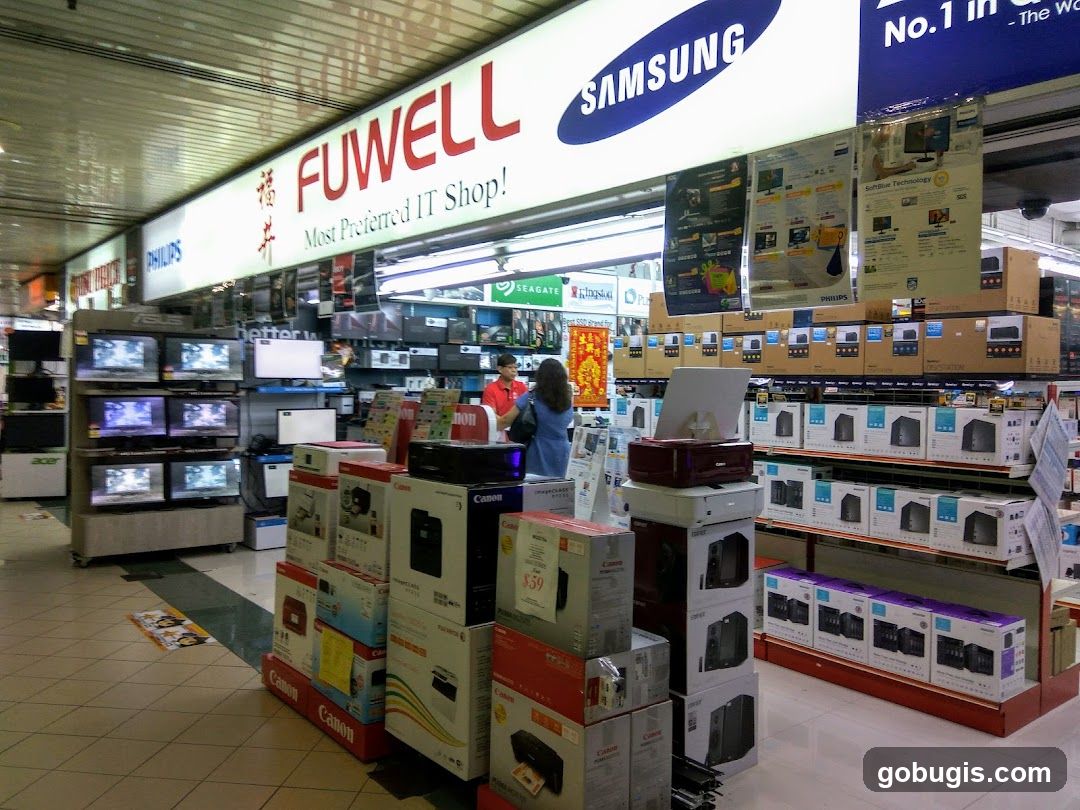 Electronics Store Interior