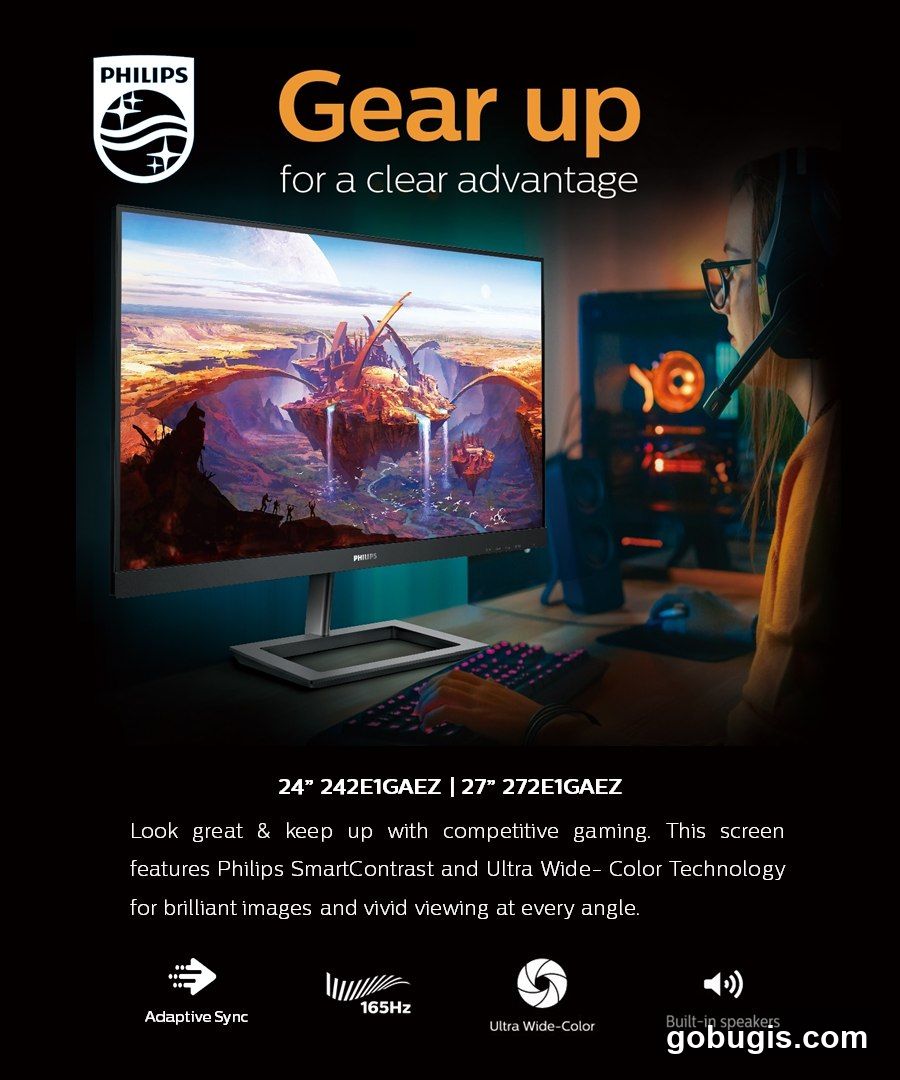 Philips Gaming Monitor Advertisement