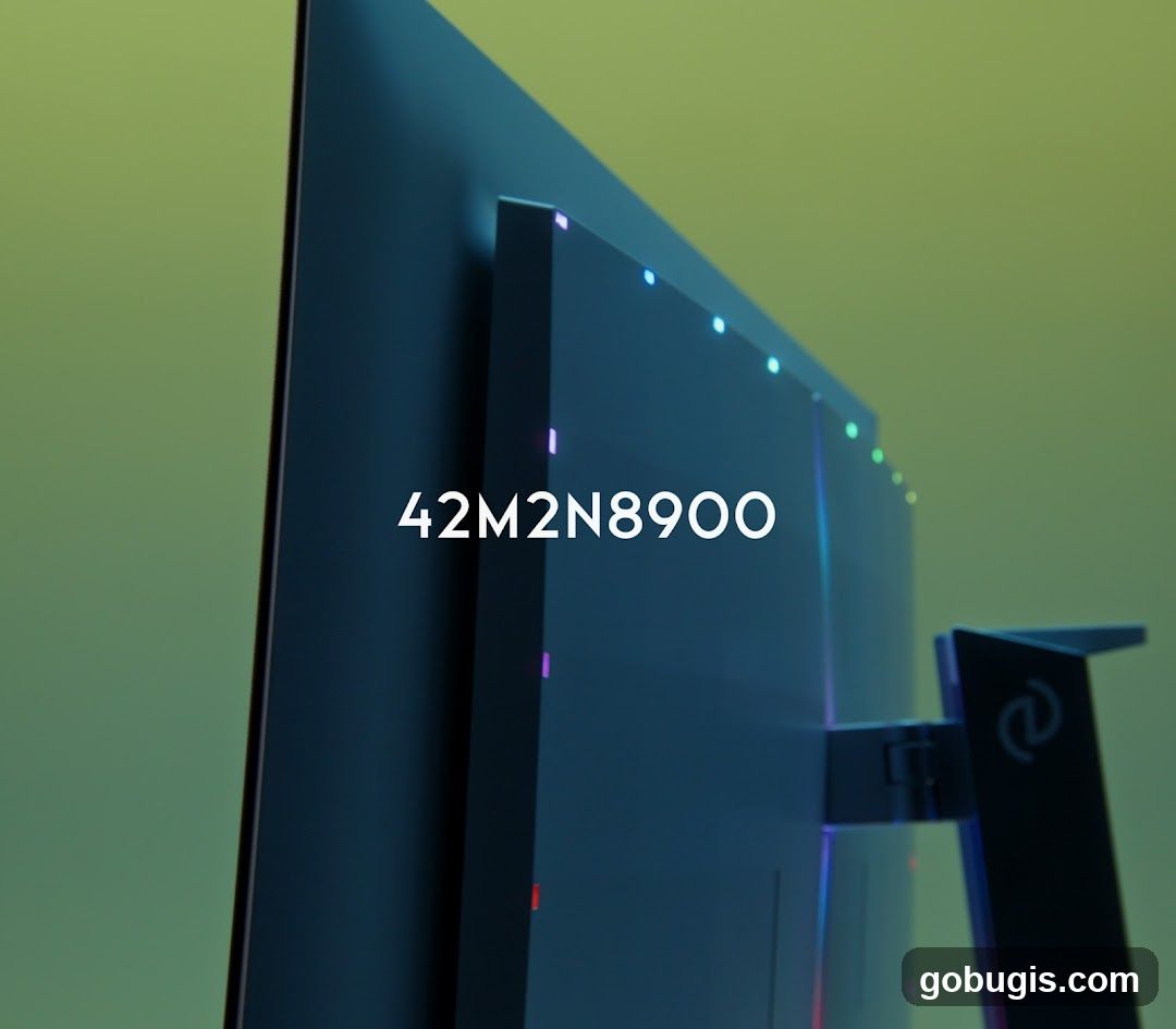 Monitor with model number