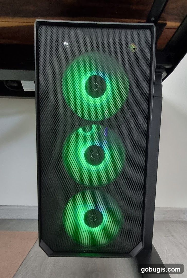 Computer Tower with RGB Fans
