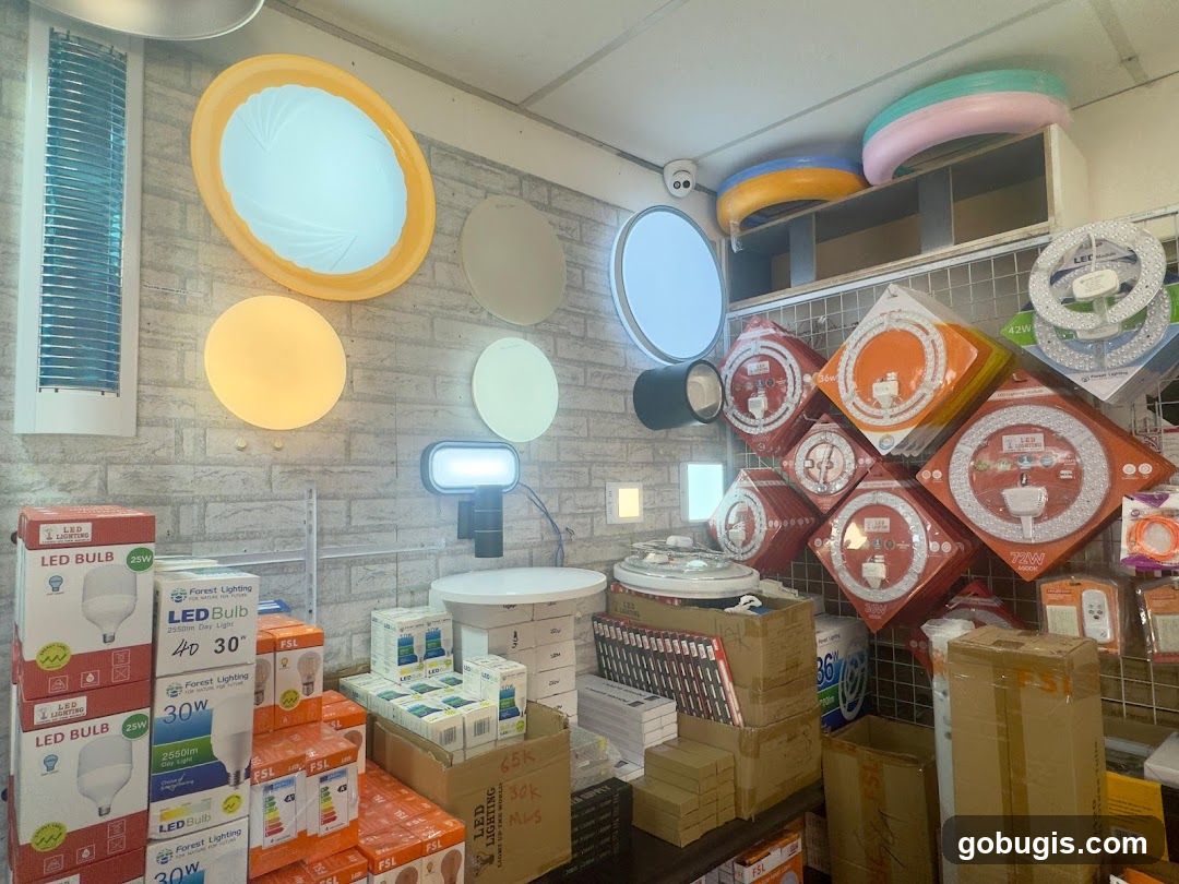 Lighting Store Display