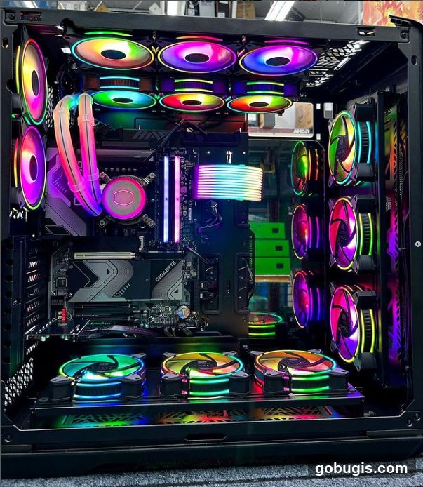 Custom PC Build with RGB Lighting