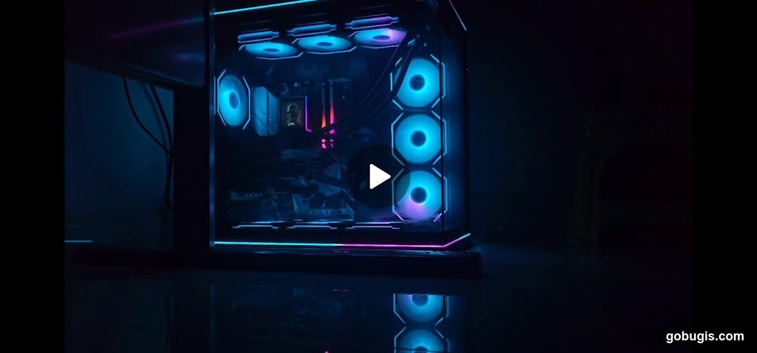 Custom PC with RGB Lighting