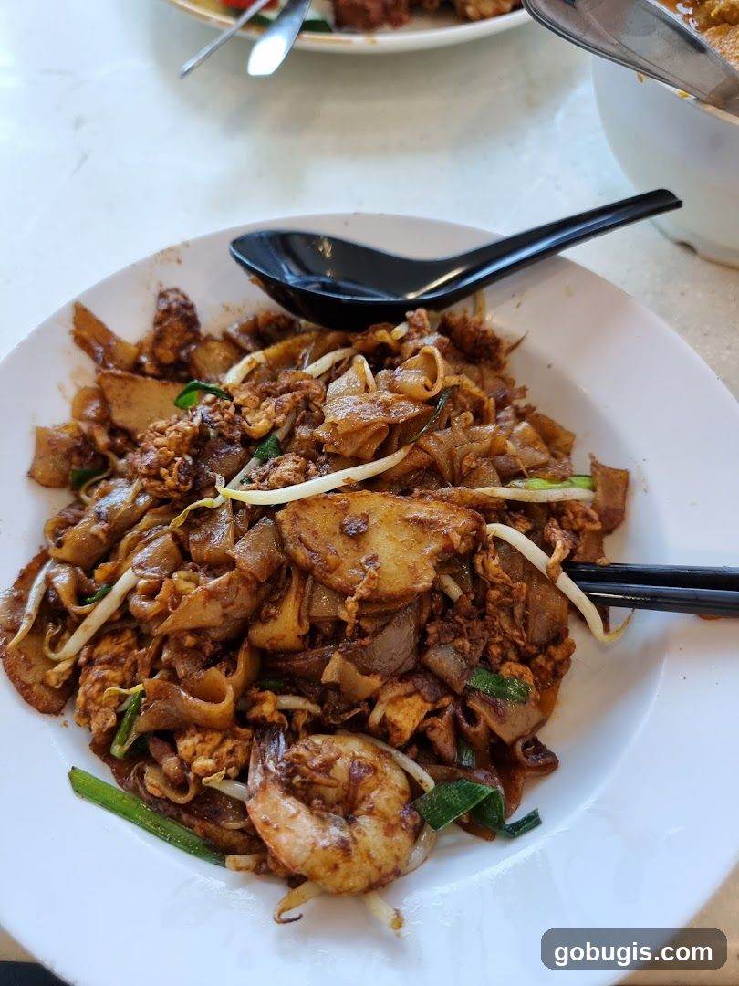 Plate of Char Kway Teow