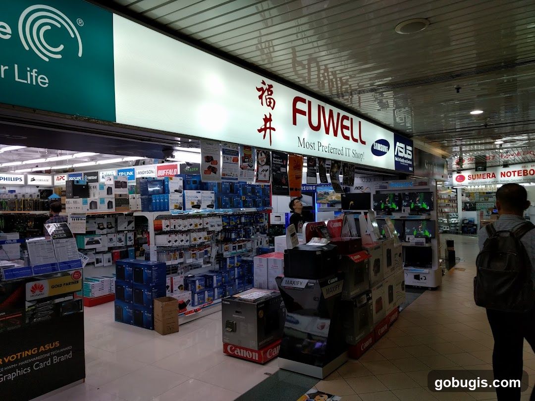 Electronics Store Interior