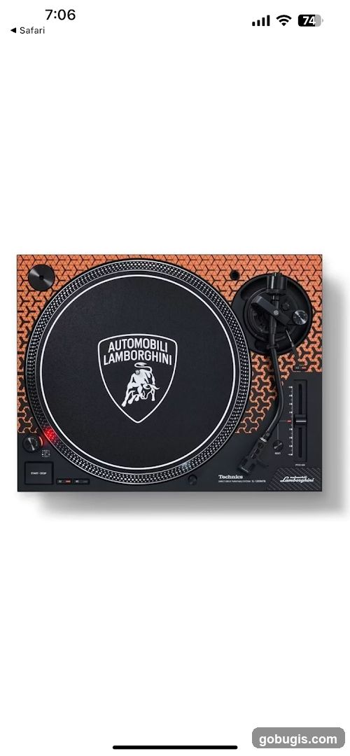 Lamborghini Technics Turntable