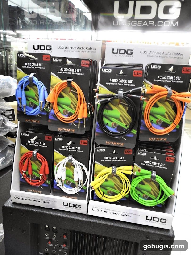 UDG Audio Cables Display
