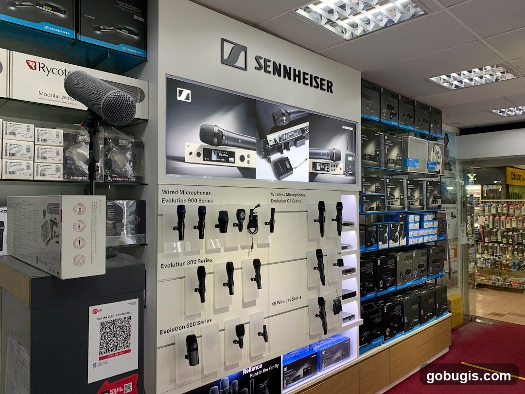 Sennheiser Microphones Display
