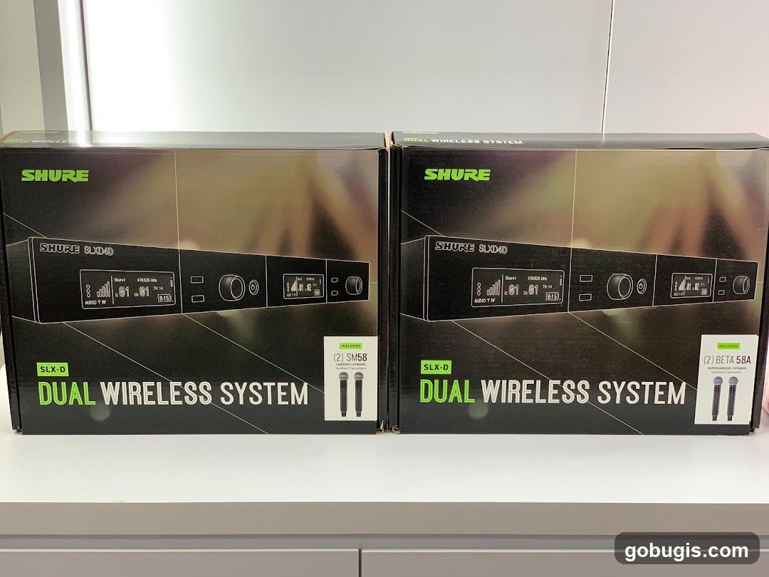 Shure SLX-D Dual Wireless Systems