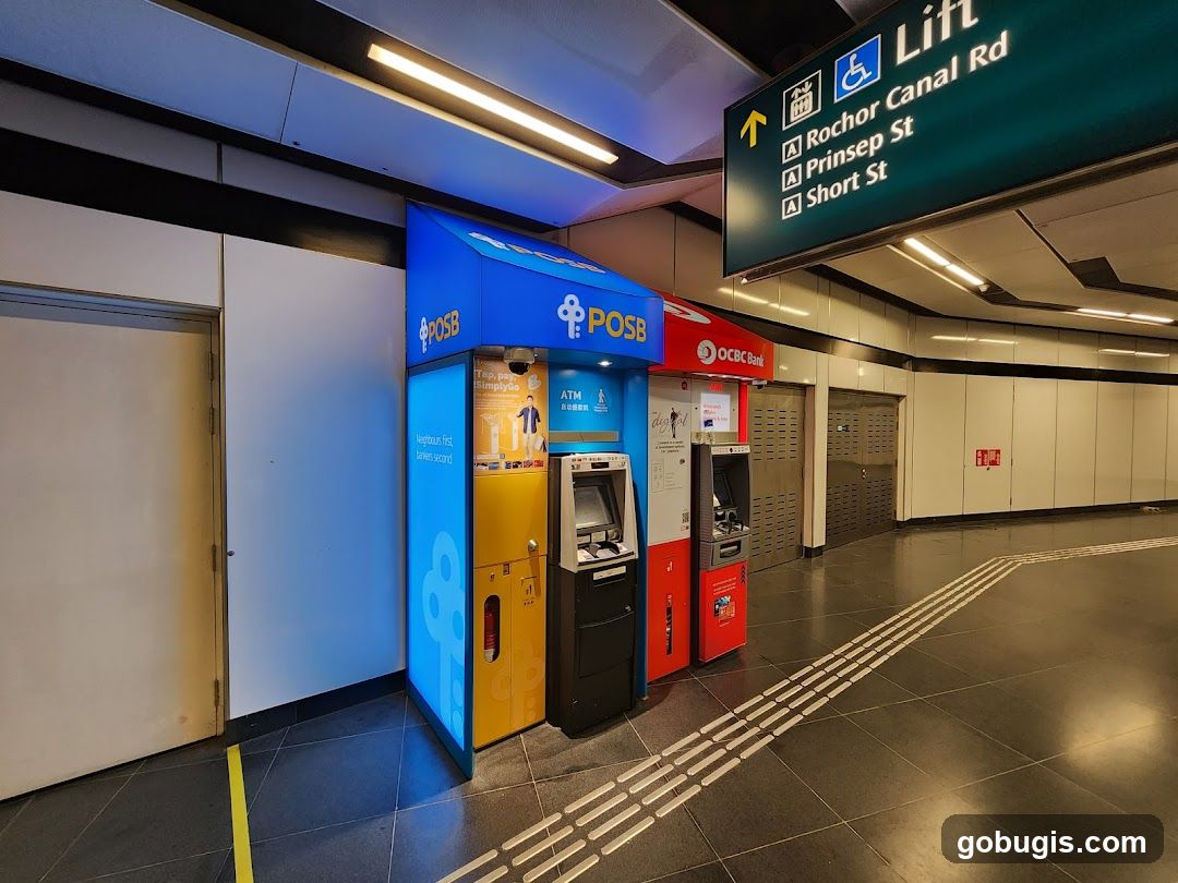 POSB and OCBC ATMs