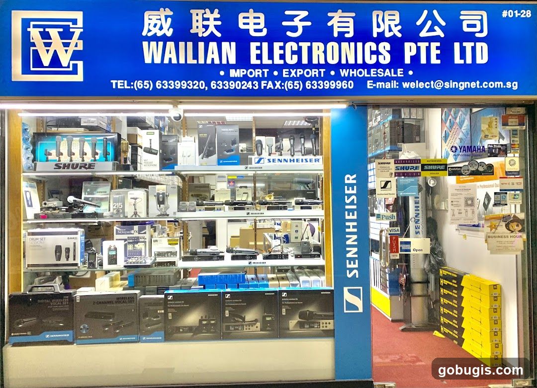 Wailian Electronics (Pro Audio) @ Sim Lim Square