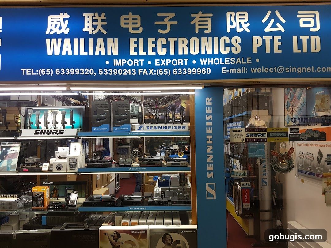 Wailian Electronics (Pro Audio) @ Sim Lim Square