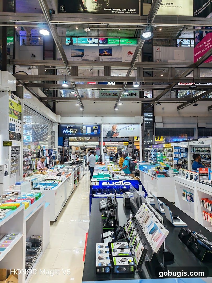 Electronics Store Interior