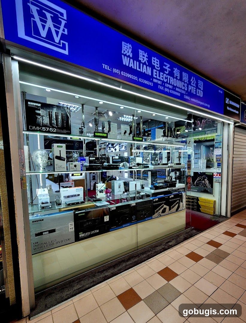 Wailian Electronics (Pro Audio) @ Sim Lim Square