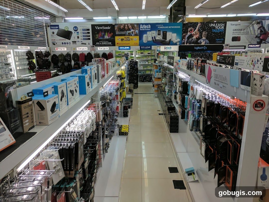 Electronics Store Aisle