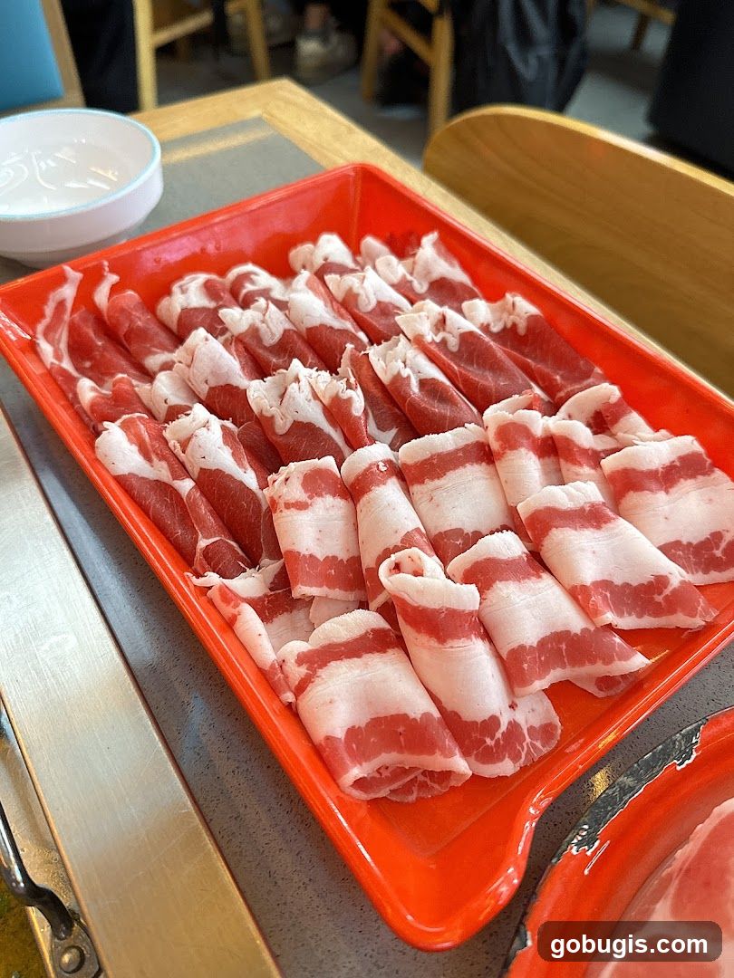 Thinly Sliced Meat Platter