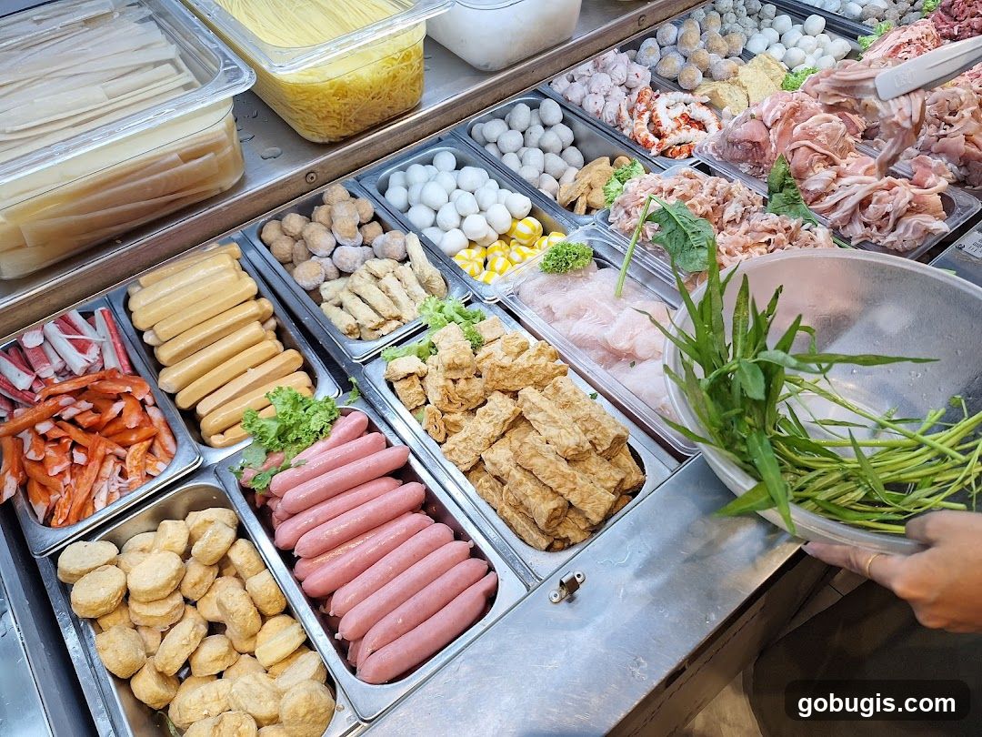 Assortment of Hot Pot Ingredients