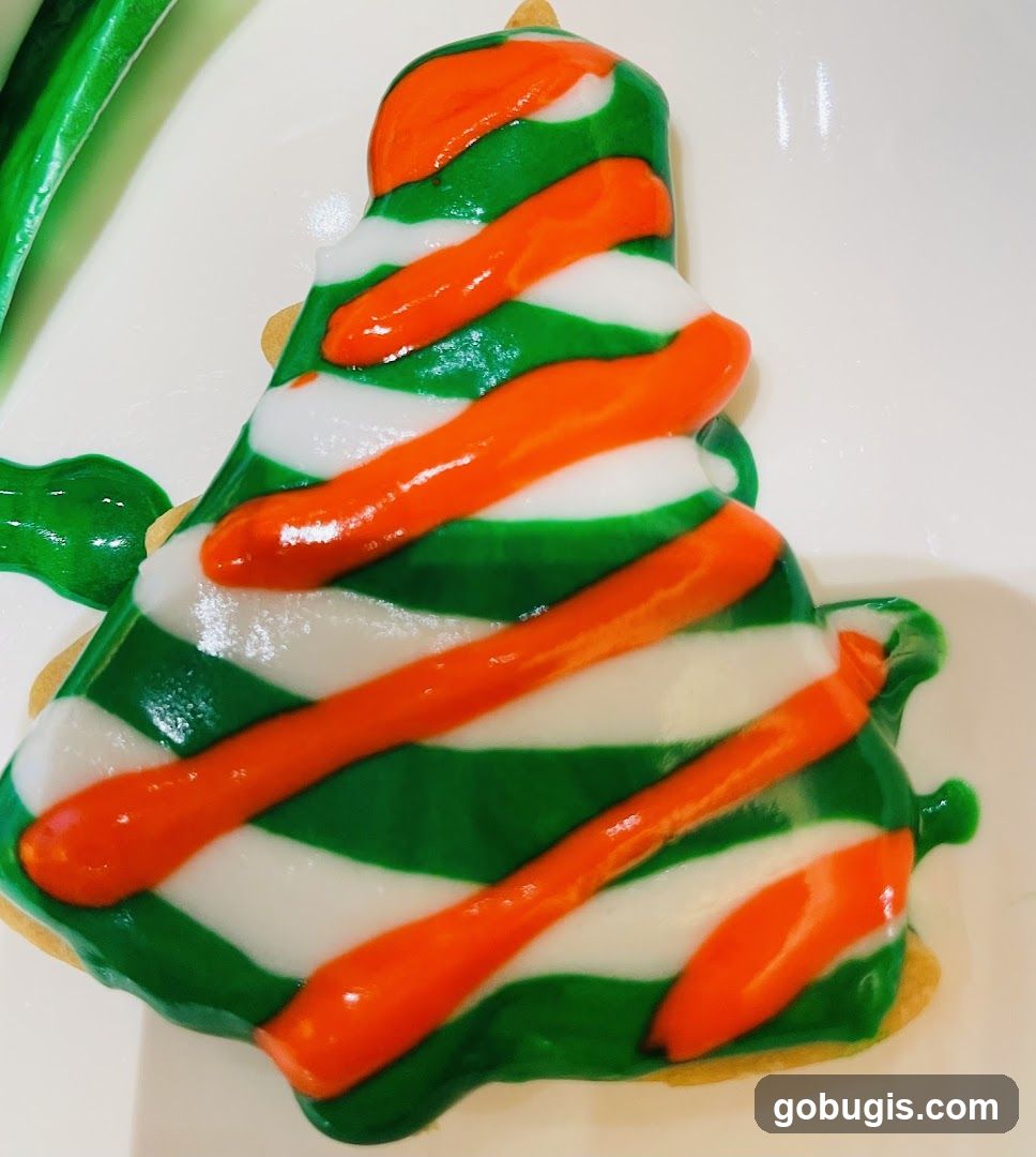 Christmas Tree Cookie