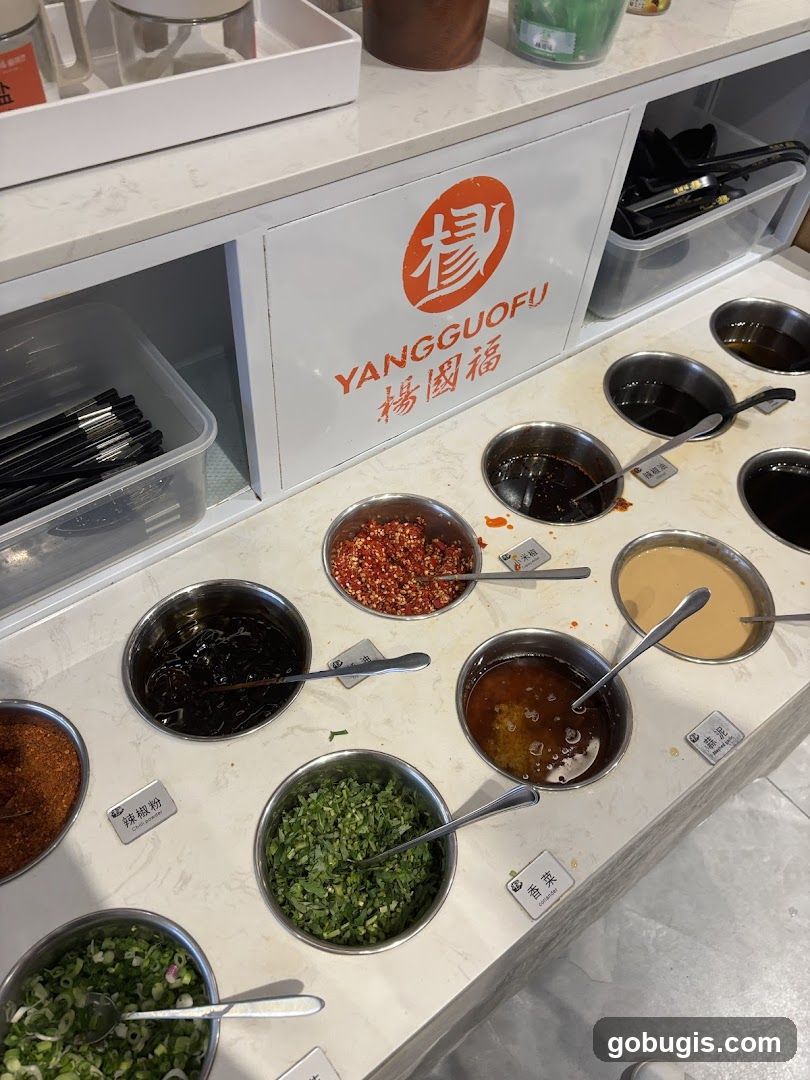 Condiment Bar