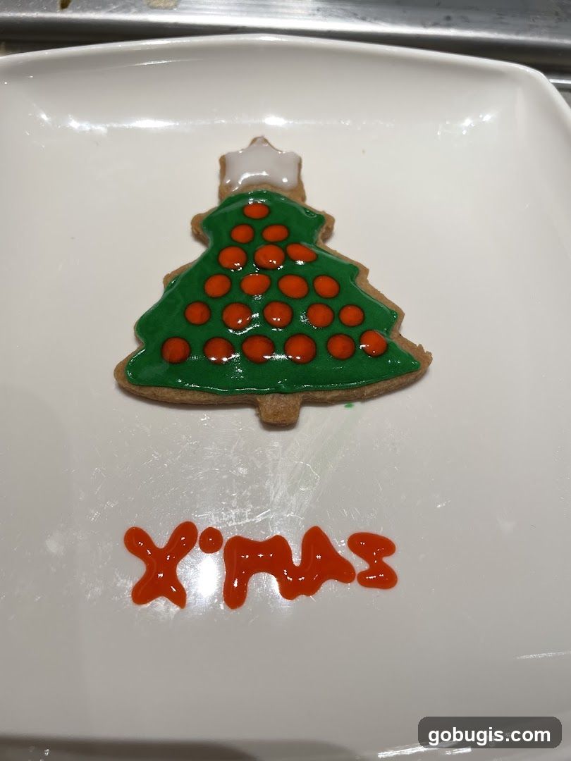 Christmas Tree Cookie