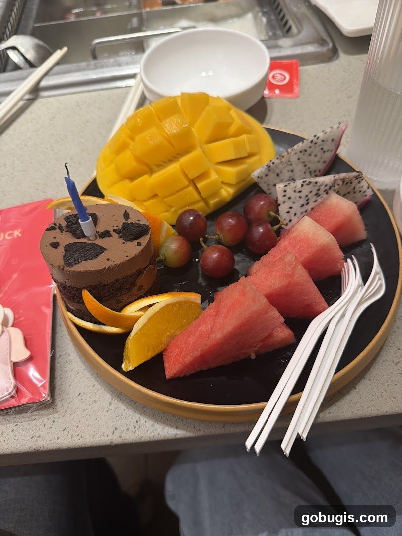 Dessert and Fruit Platter