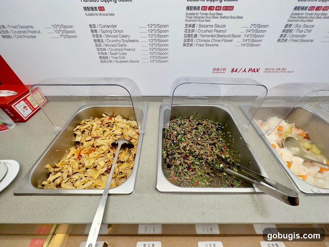 Condiments Bar