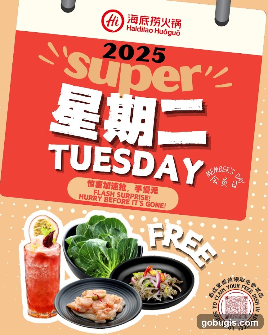 Haidilao Hot Pot Super Tuesday Promotion