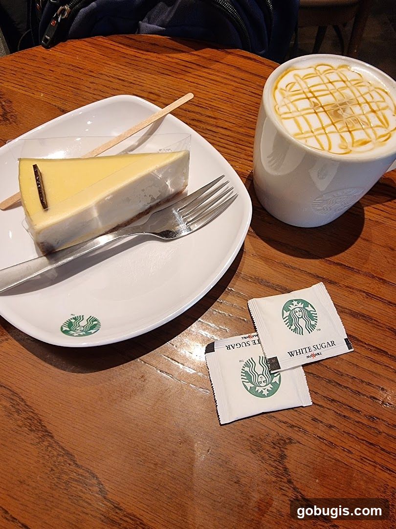 Starbucks Dessert and Coffee