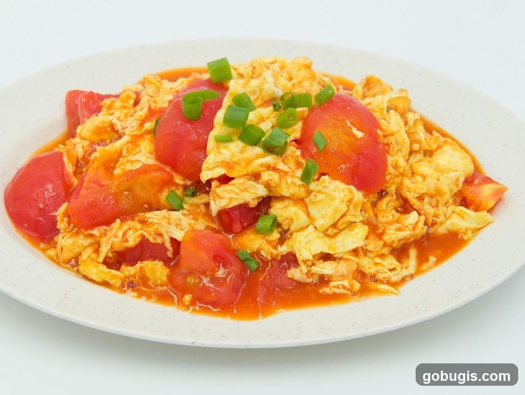 Scrambled Eggs with Tomatoes