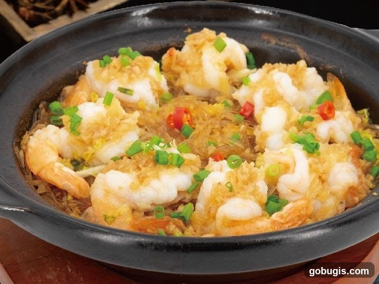 Shrimp and Glass Noodle Casserole