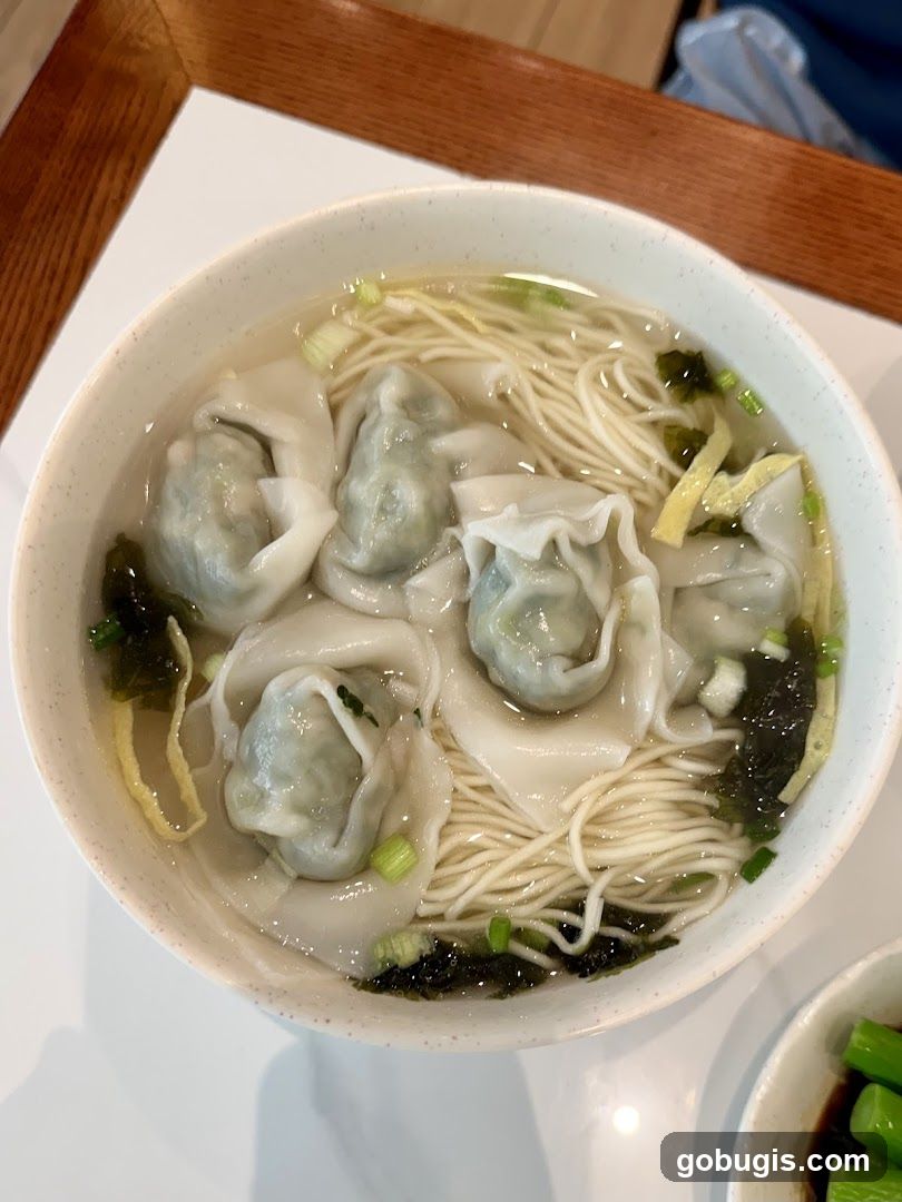 Wonton Noodle Soup