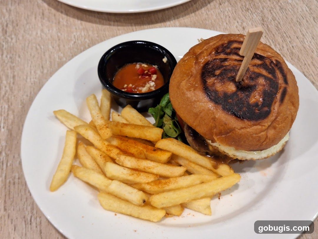 Burger and Fries