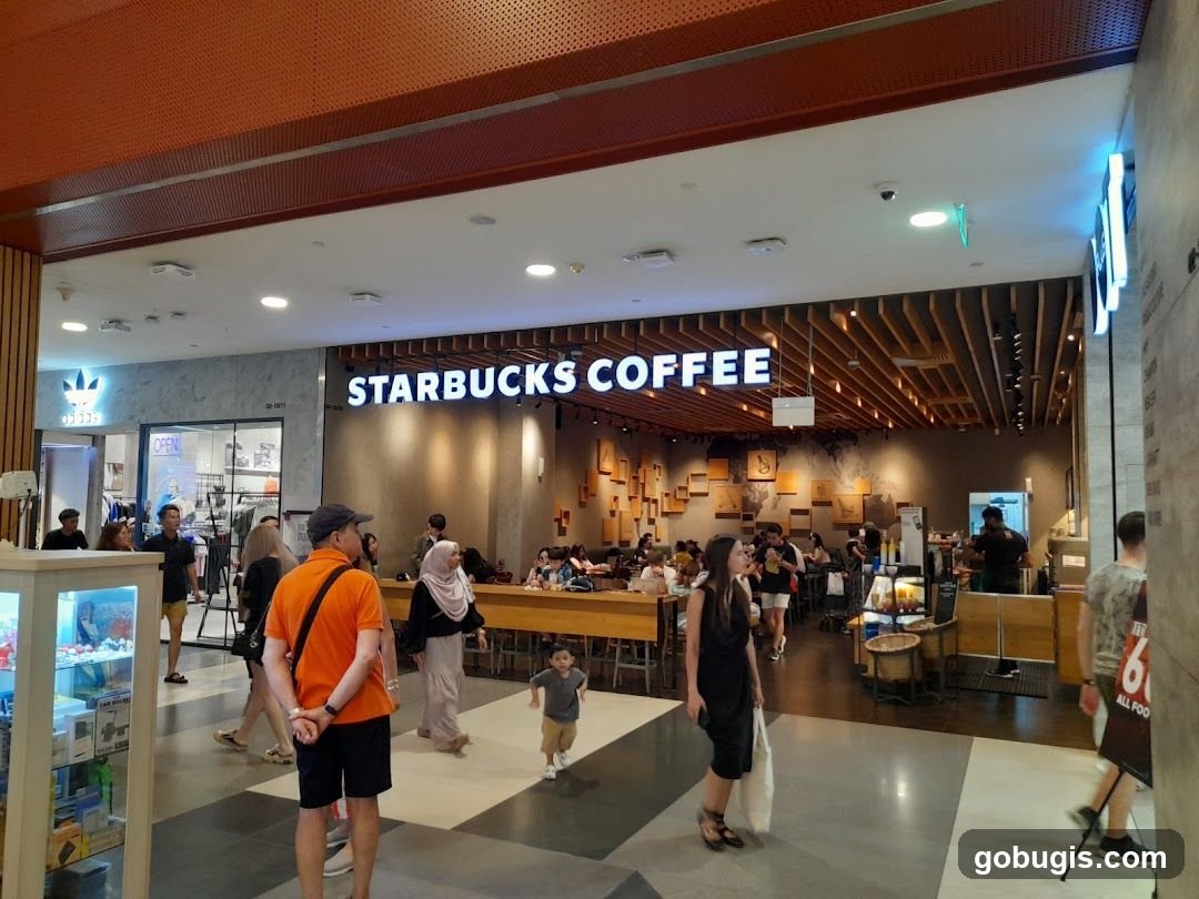 Starbucks Coffee Shop Interior