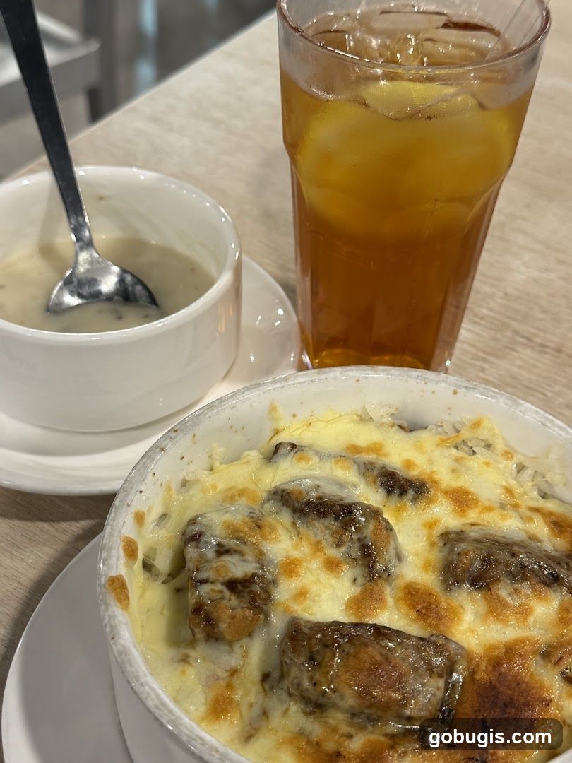 Baked Dish with Cheese and Soup