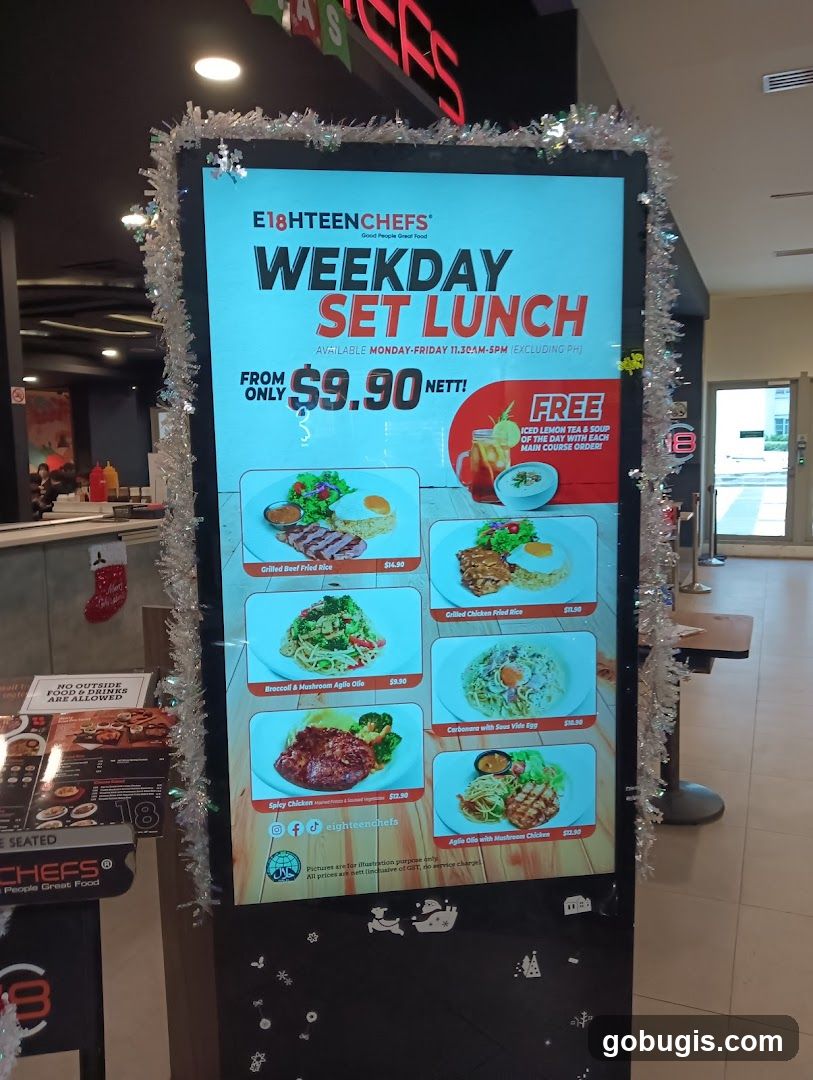 Weekday Set Lunch