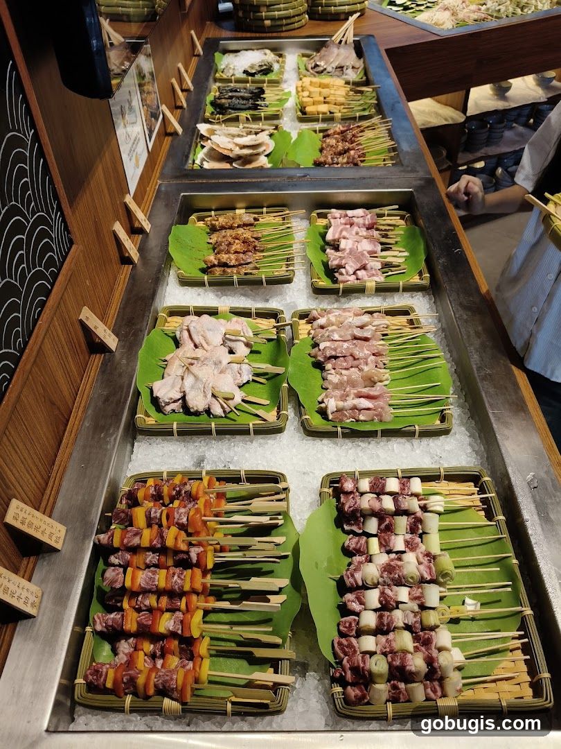 Skewers of Meat and Vegetables