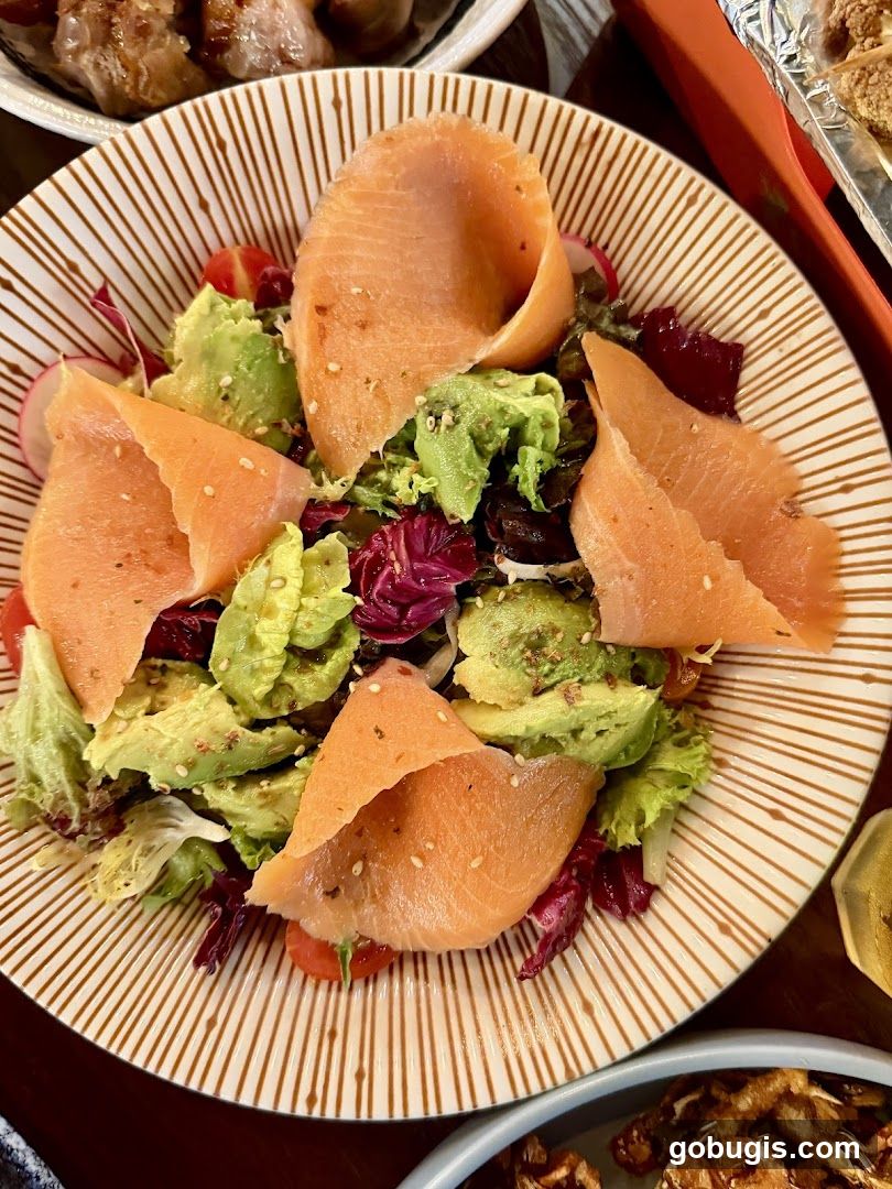 Smoked Salmon and Avocado Salad