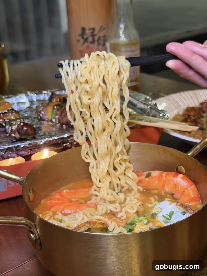 Noodle Soup with Shrimp