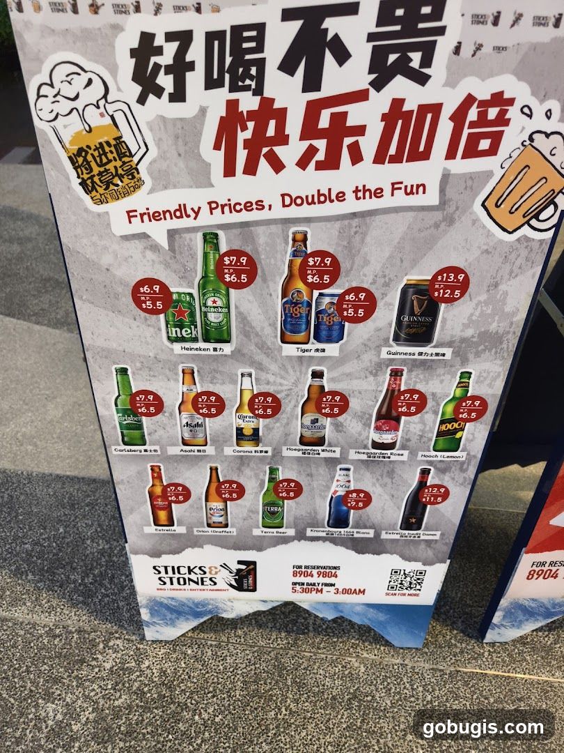 Beer Menu