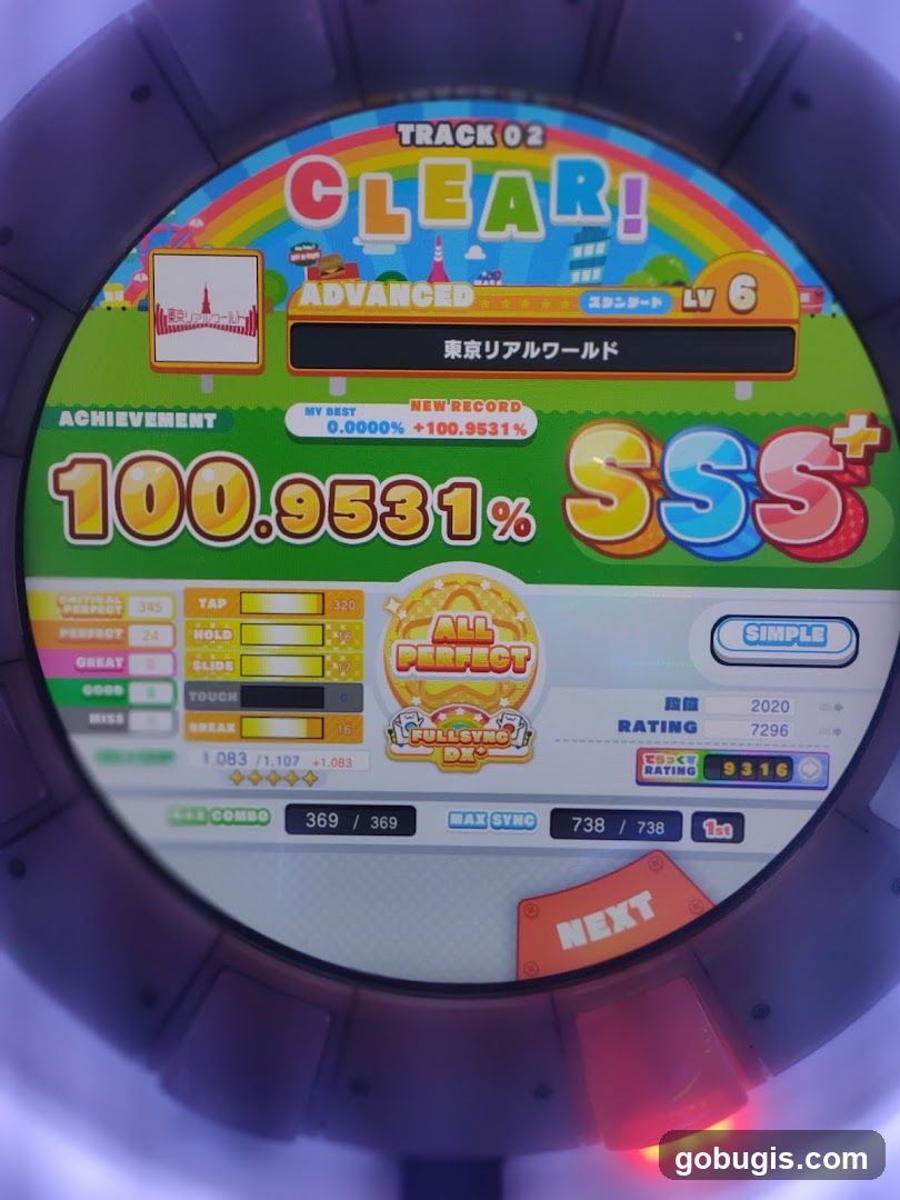 Game Score Screen