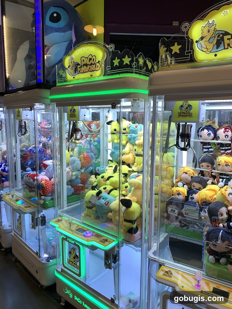 Claw Machines with Plush Toys