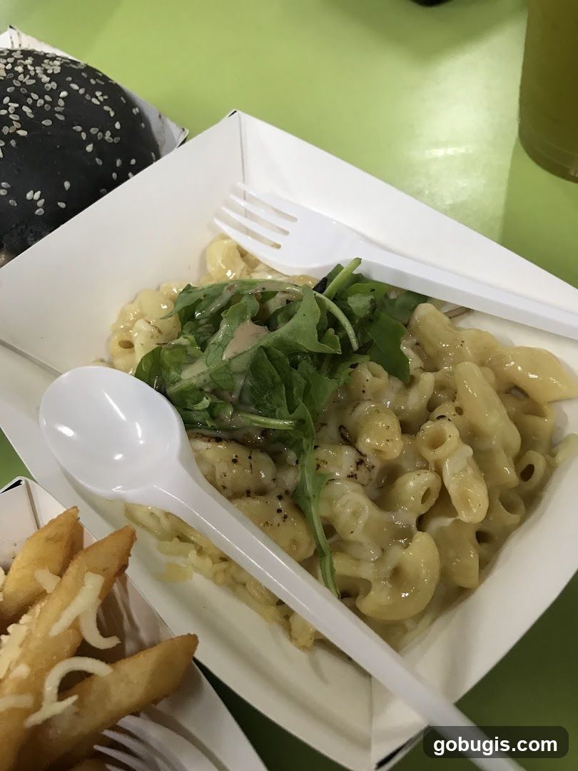 Macaroni and Cheese with Greens