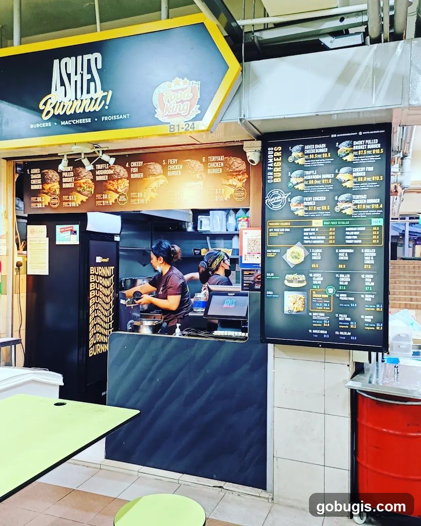 Food Stall with Menu