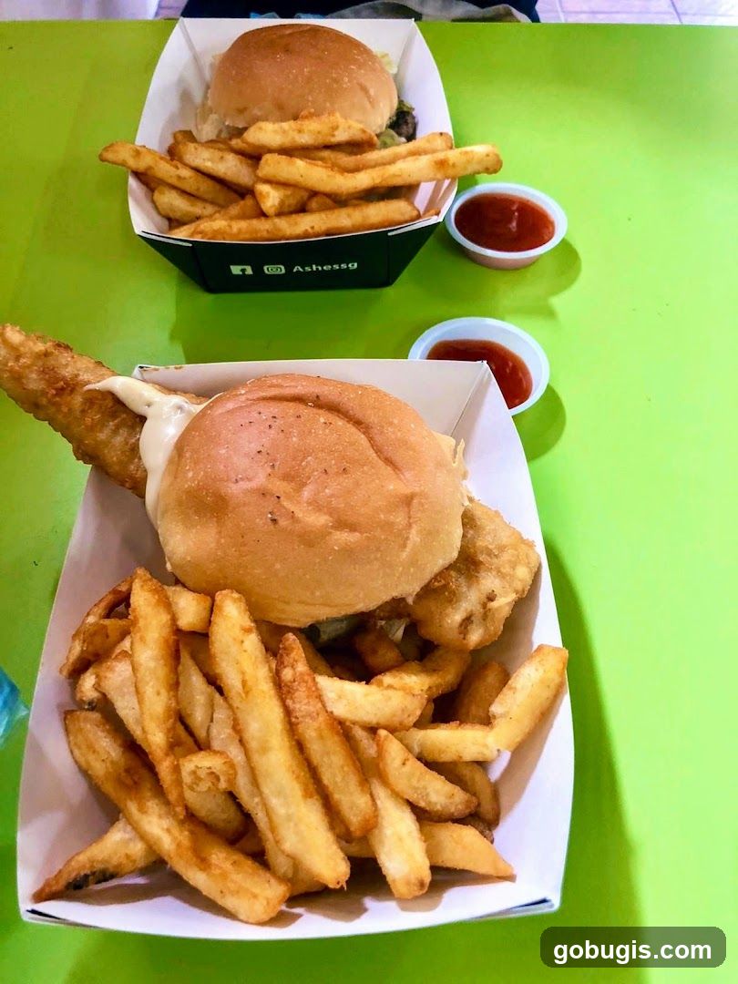 Burgers and Fries