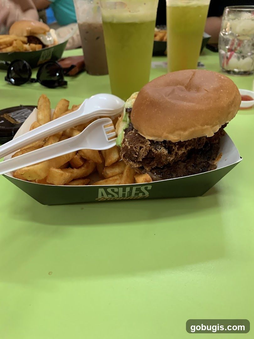 Burger and Fries