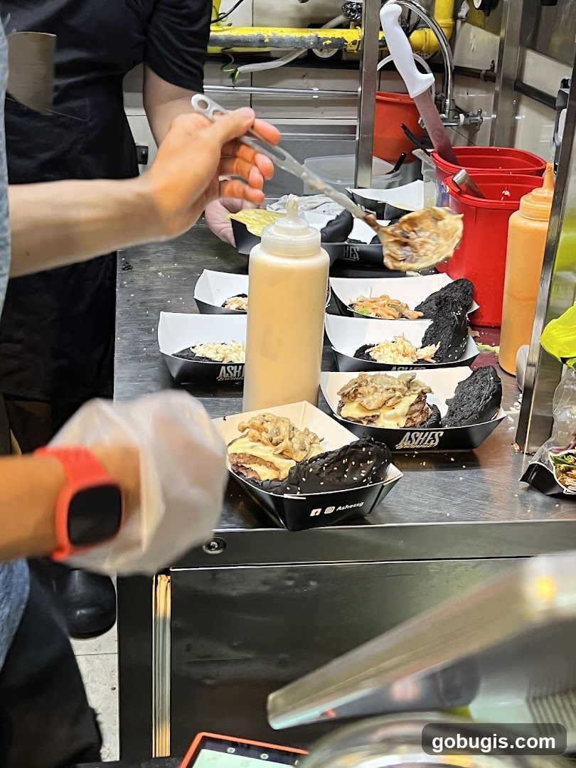 Burger Preparation