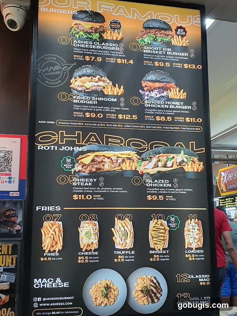 OUR FAMOUS BURGERS